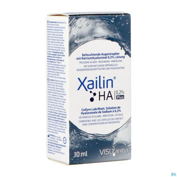 Xailin Ha 0,2% + Fl 10ml