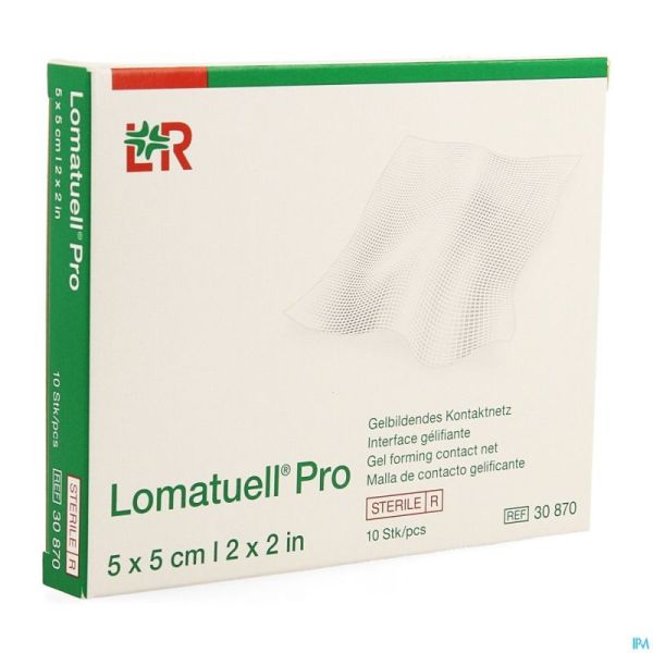 Lomatuell Pro Compresse Ster 5x 5cm 10 30870