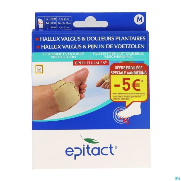 Epitact Coussinet Double Protection M Promo -5€