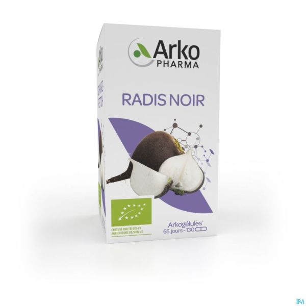 Arkogelules Radis Noir Bio Caps 130