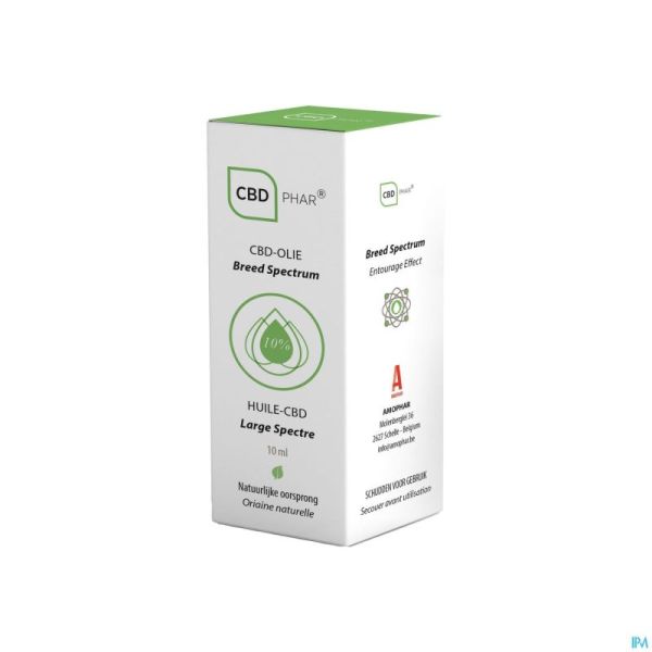 Cbd Huile Large Spectre 10% 10ml Cbd-phar