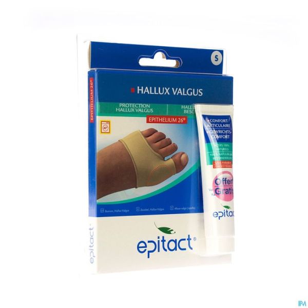 Epitact Hallux Valgus S 1 + Creme 30ml Promo