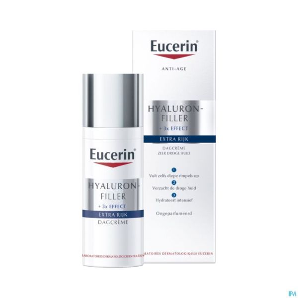 Eucerin Hyaluron Filler Extra Riche Soin Jour 50ml