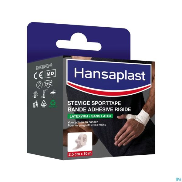 Hansaplast Bande Adhesive Rigide 25mmx10m
