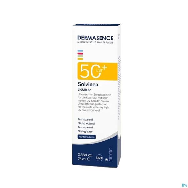 Dermasence Solvinea Liquid Ak Spf50+ 75ml