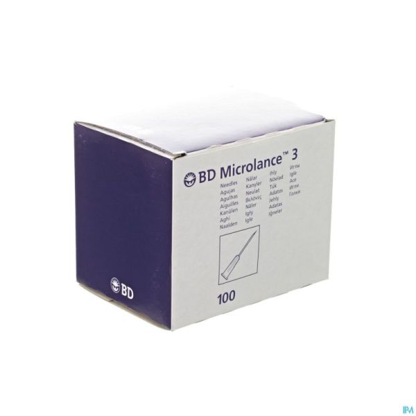 Bd Microlance 3 Aig. 25g 1 Rb 0,5x25mm Orange 100