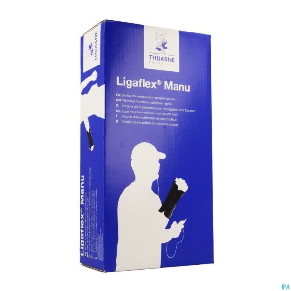 Thuasne Ligaflex Manu Poignet Gauche Noir T2