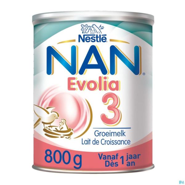 Nan Optipro Evolia 3 Lait Pdr 800g