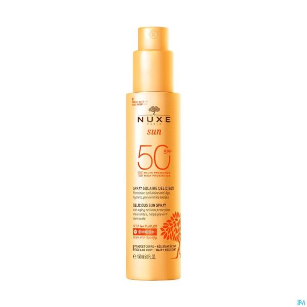 Nuxe Sun Spray Delicieux Ip50 Visage&corps150ml