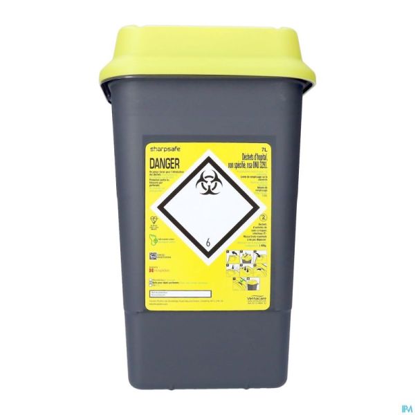 Sharpsafe Large Container Aiguilles 7l