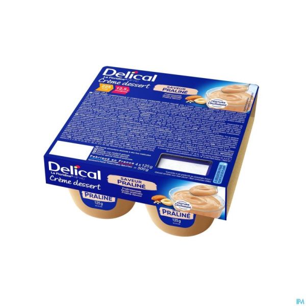 Delical Creme Dessert La Floridine Praline 4x125g