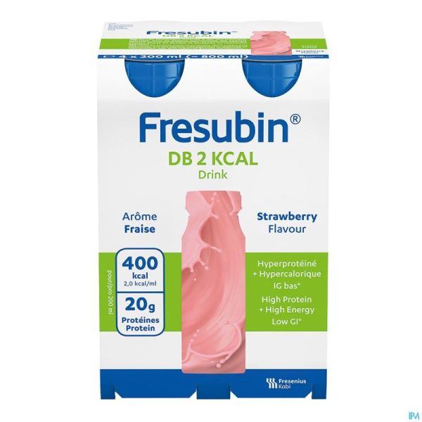 Fresubin Db 2 Kcal Drink Fraise 4x200ml