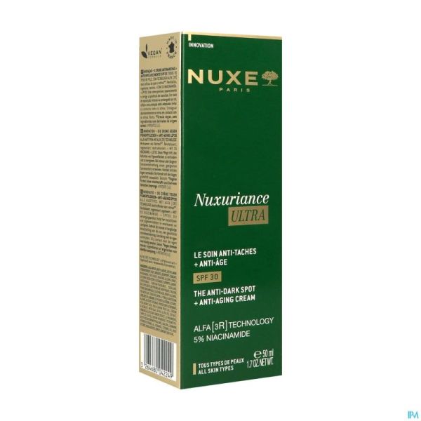 Nuxe Nuxuriance Ultra Soin A/taches Spf30 50ml