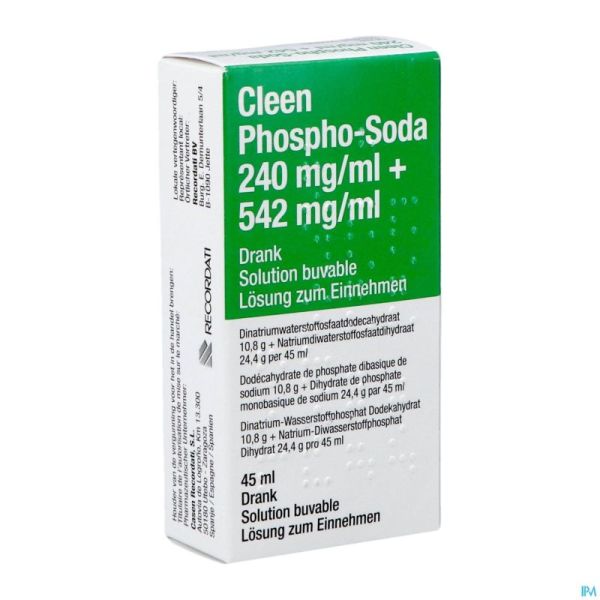 Cleen Phospho-soda 11g/24g Sol Buvable Fl 45ml