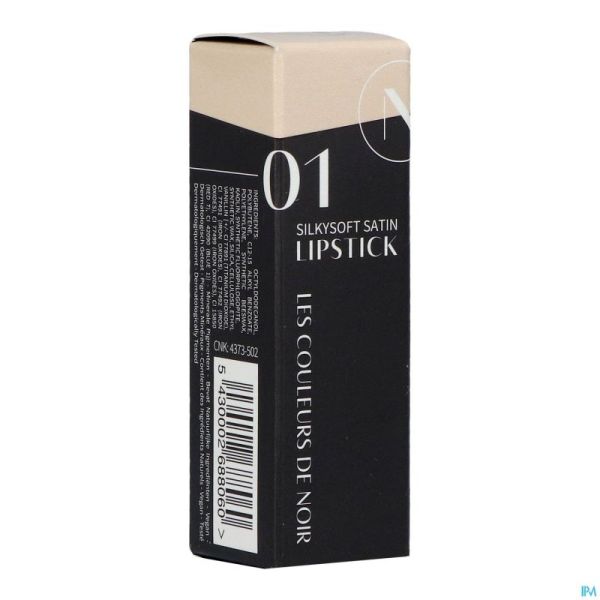 Couleurs De Noir Silkysoft Satin Lipstick 01