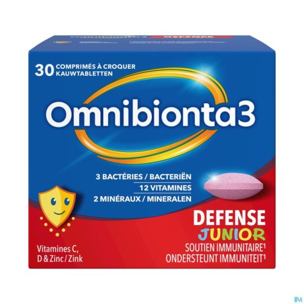 Omnibionta 3 Defense Junior Comp A Croquer 30