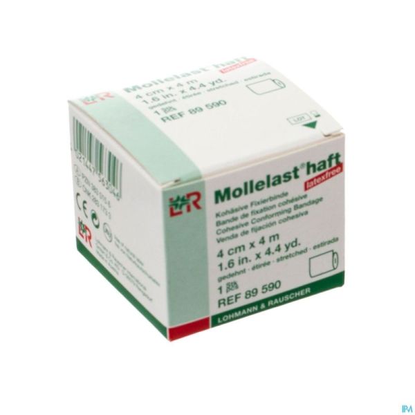 Mollelast Haft Bande Adh Latex Free 4cmx 4m 89590