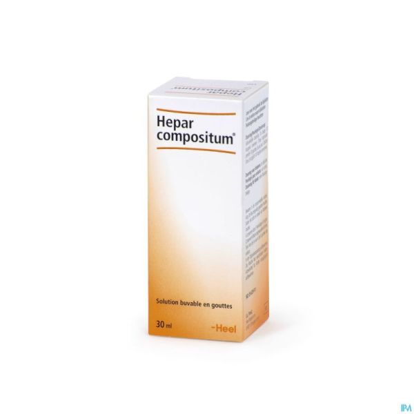 Hepar Compositum Sol Buvable Gutt 30ml