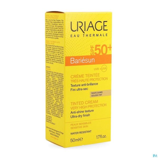 Uriage Bariesun Ip50+ Creme Teintee Doree 50ml