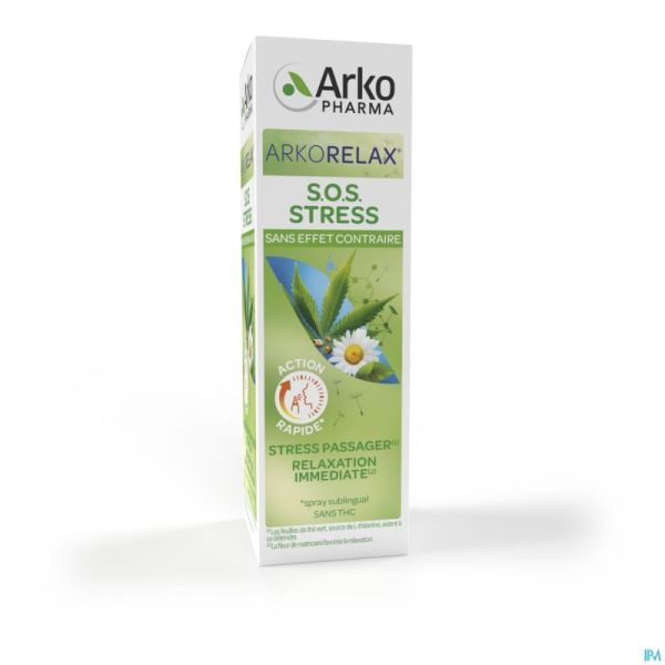 Arkorelax Stress Cannabis Sativa Spray Fl 10ml