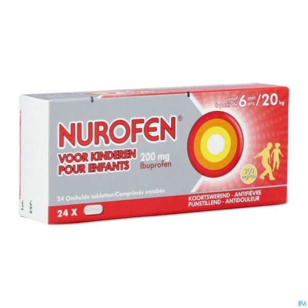 Nurofen Enfant 200mg Comp Pell 24 Rempl.2475739