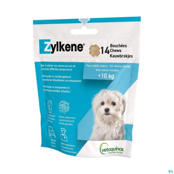 Zylkene Petit Chiens 75mg <10kg Bouches 14x1,5g