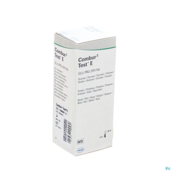 Combur 3 Test E Strips 50 11896857191
