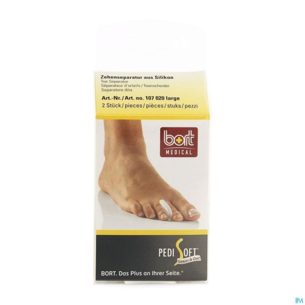 Bort Pedisoft Separateur Orteil Silicone Large 2