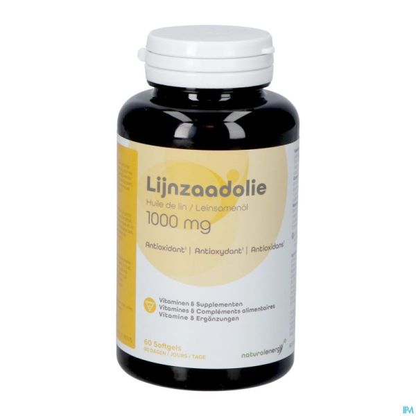 Natural Energy Huile De Lin Caps 60