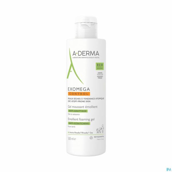 Aderma Exomega Control Gel Moussant Emollient500ml