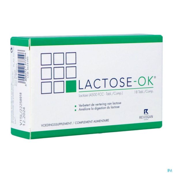 Lactose-ok Comp 18 Revogan