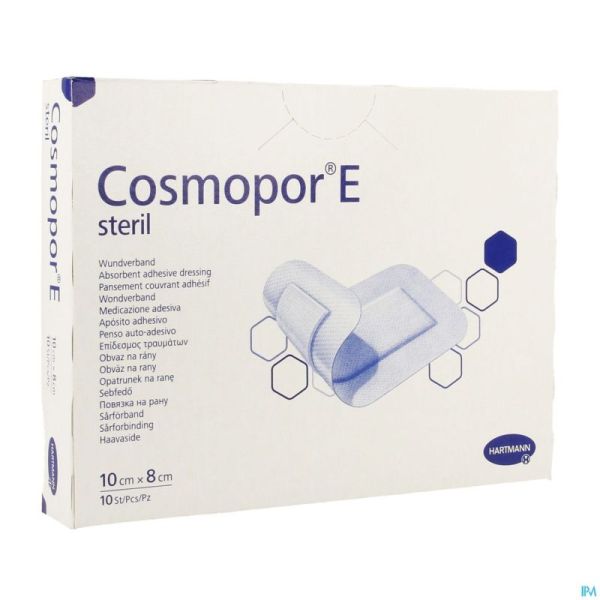 Cosmopor E Latexfree 10x8cm 10 P/s