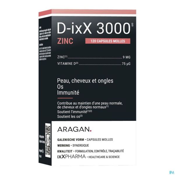 D-ixx 3000 Zinc Softcaps 120
