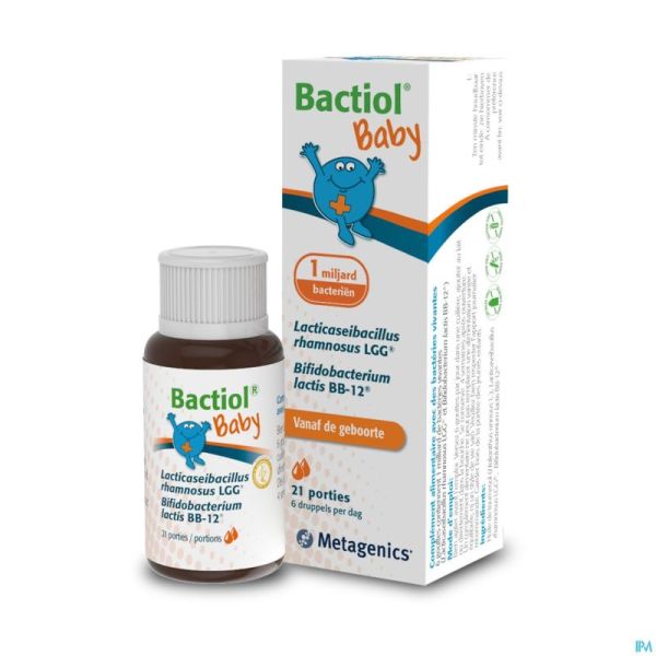 Bactiol Baby Portions 21 5ml Metagenics