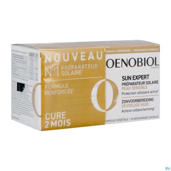 Oenobiol Sun Expert Peau Sens. Caps 2x30