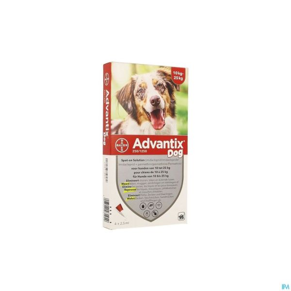 Advantix 250/1250 Chiens 10