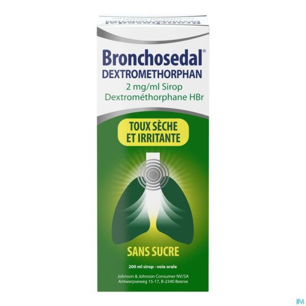 Bronchosedal Dextromethorp Sir S/sucre 200ml
