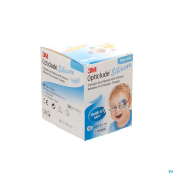 Opticlude 3m Silicone Eye Patch Boy Mini 50