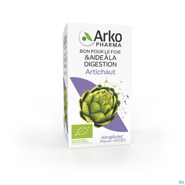 Arkogelules Artichaut Bio Caps 40