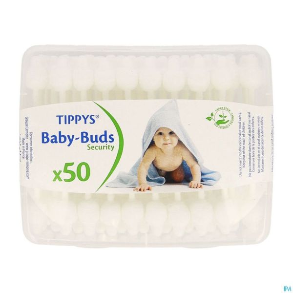 Tippys Baby Buds Tiges Coton 50