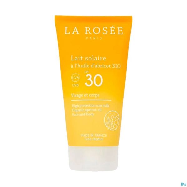 La rosee lait solaire huile abricot ip30    150ml