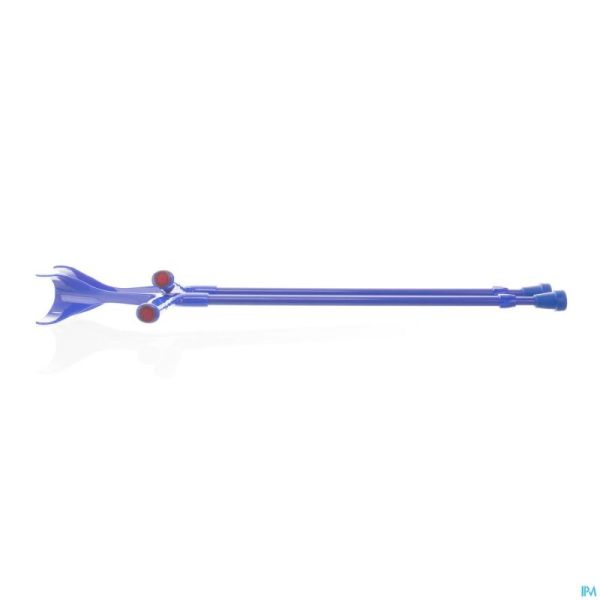 Bota Canne-bequille Alu Bleu-vert