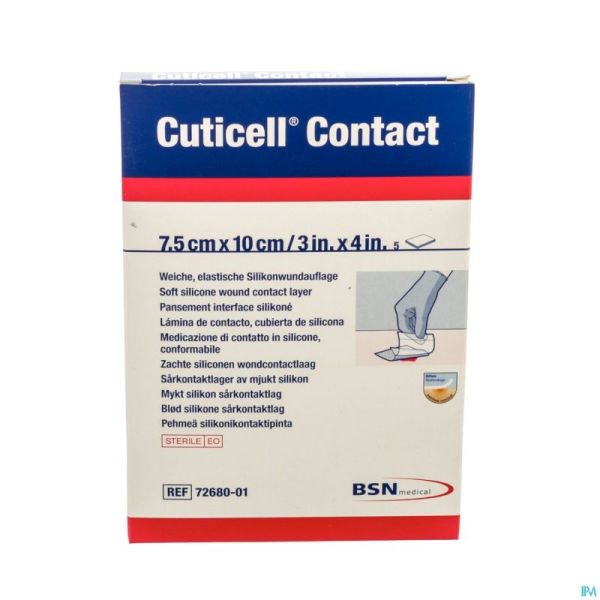 Cuticell Contact 7,5x10,0cm 5 7268001