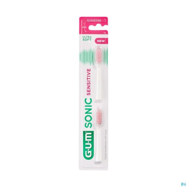 Gum Sonic Sensitive Brosse Dents Pil.tetes Brosse2