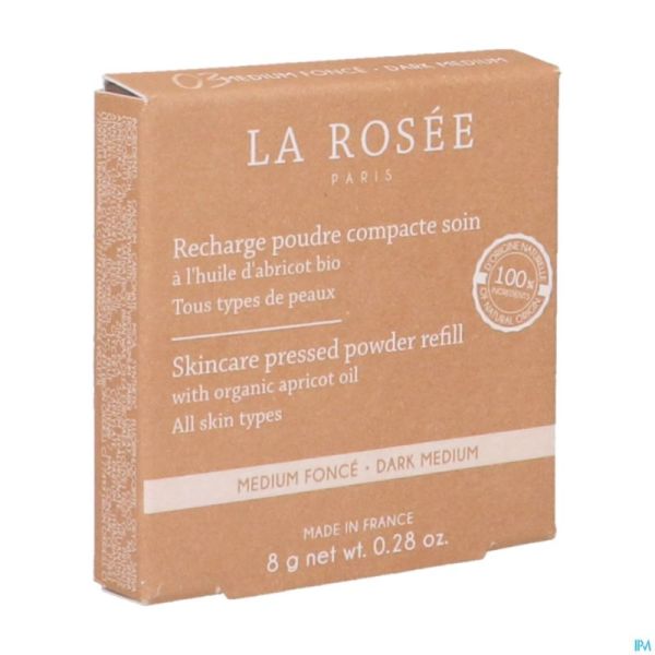 La Rosee Pdr Compacte Soin Abr.bio 03 Med.f Rech8g