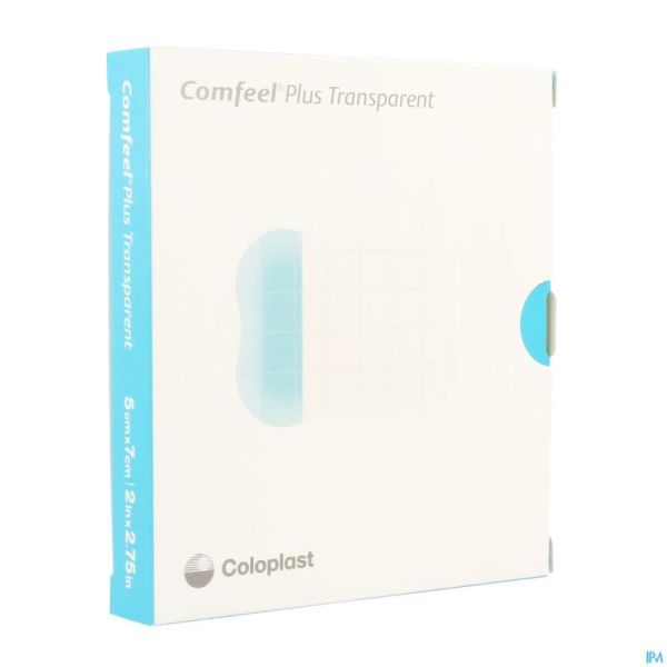 Comfeel Plus Plaques Transp 5x 7cm 10 33530