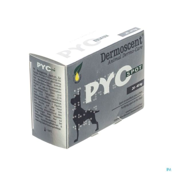 Essential Pyospot Chien 20-40kg Pipet 4x2,4ml