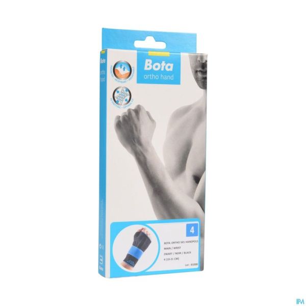 Bota Ortho Serre Poignet Main 501 Noir N4