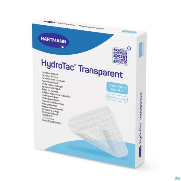 Hydrotac Transparent 10x10cm 10 6859061 Hartmann