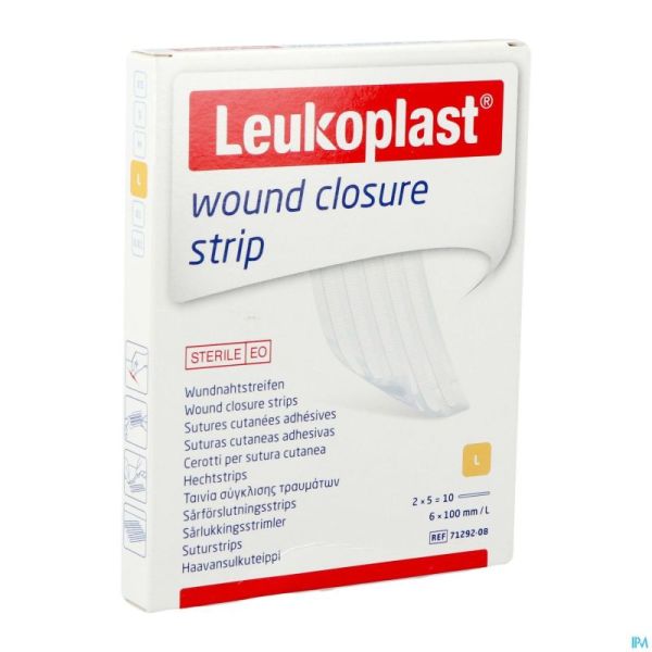Leukoplast Wound Closure Strip 6x100mm 10
